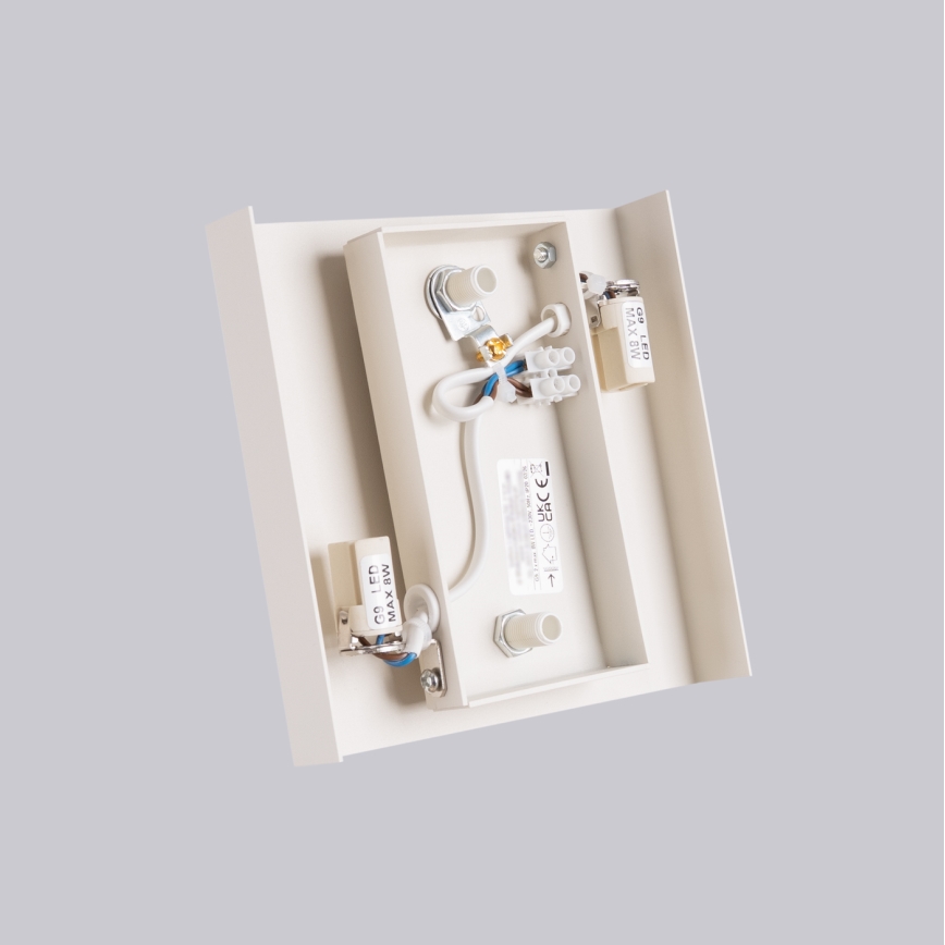 Επιτοίχιο φωτιστικό VANTA 2xG9/8W/230V σε κρεμ απόχρωση