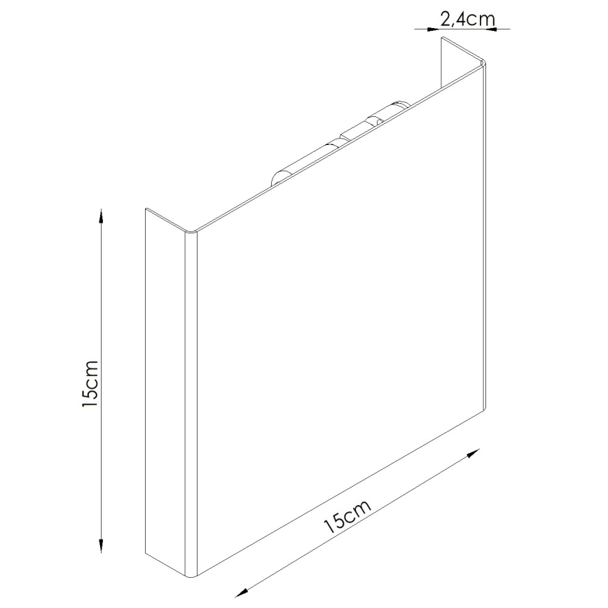Επιτοίχιο φωτιστικό VANTA 2xG9/8W/230V πράσινο