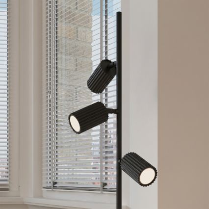 Φωτιστικό δαπέδου KARBON 3xGU10/10W/230V μαύρο