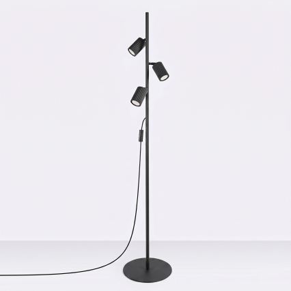 Φωτιστικό δαπέδου KARBON 3xGU10/10W/230V μαύρο