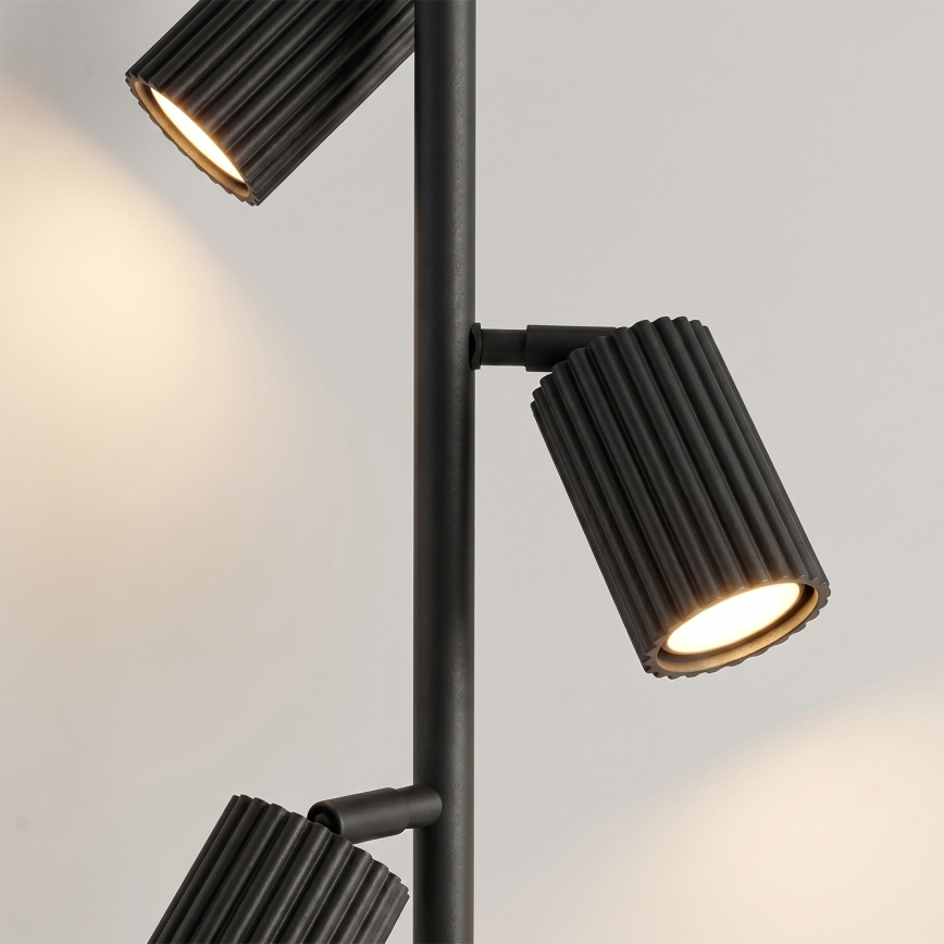Φωτιστικό δαπέδου KARBON 3xGU10/10W/230V μαύρο