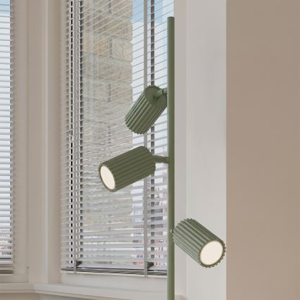 Επιδαπέδιο φωτιστικό KARBON 3xGU10/10W/230V πράσινο