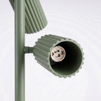 Επιδαπέδιο φωτιστικό KARBON 3xGU10/10W/230V πράσινο