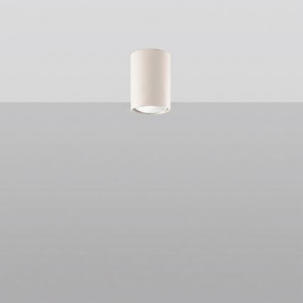 Φωτιστικό σποτ LAGOS 1x GU10/10W/230V, 10 cm, σε κρεμ απόχρωση