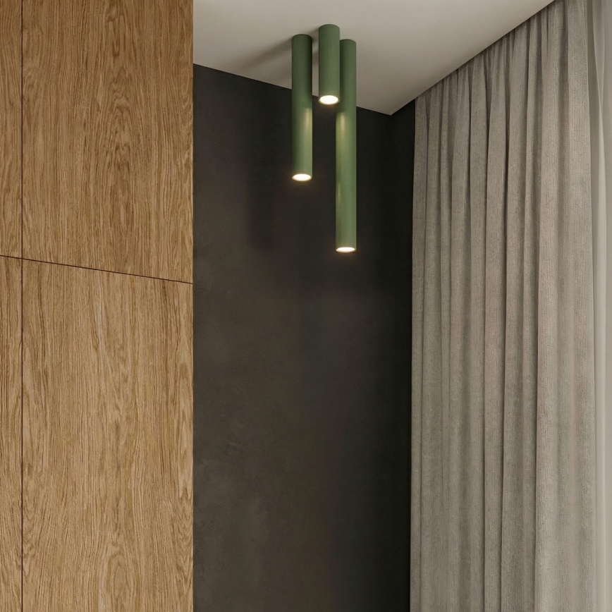 Σποτ φωτιστικό LAGOS 1xGU10/10W/230V 20 cm πράσινο