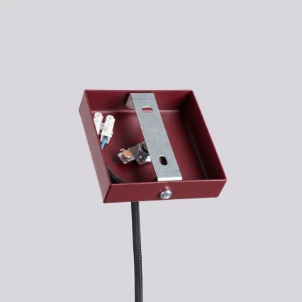 Κρεμαστό φωτιστικό με καλώδιο PASTELO 1xG9/8W/230V κόκκινο