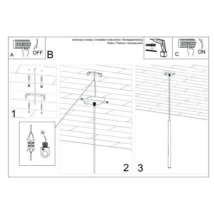 Κρεμαστό φωτιστικό με καλώδιο PASTELO 1xG9/8W/230V κόκκινο
