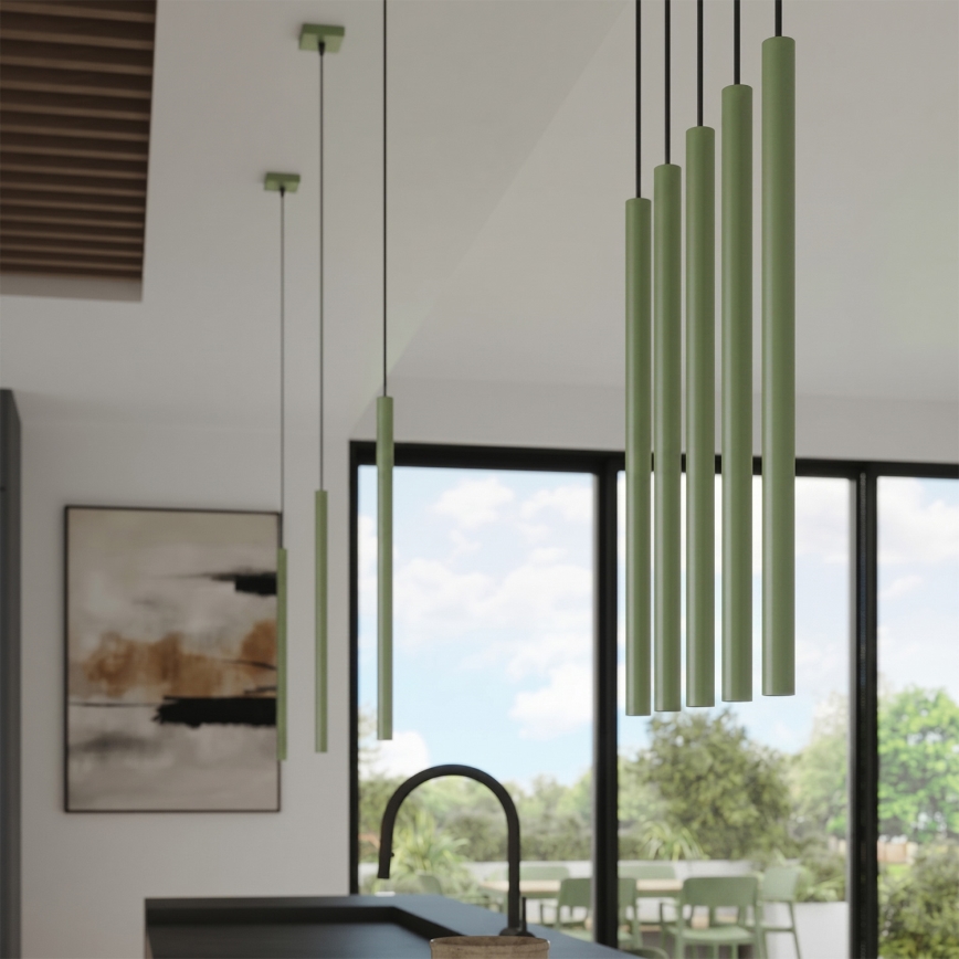 Κρεμαστό φωτιστικό με καλώδιο PASTELO 1xG9/8W/230V πράσινο