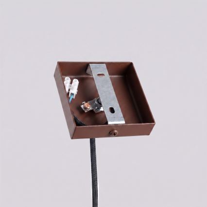 Κρεμαστό φωτιστικό με καλώδιο PASTELO 1xG9/8W/230V καφέ