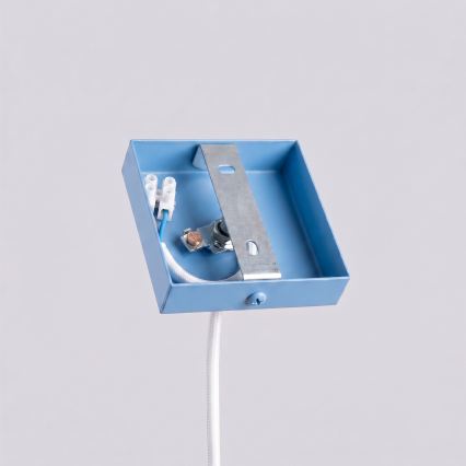 Κρεμαστό φωτιστικό με καλώδιο PASTELO 1xG9/8W/230V μπλε