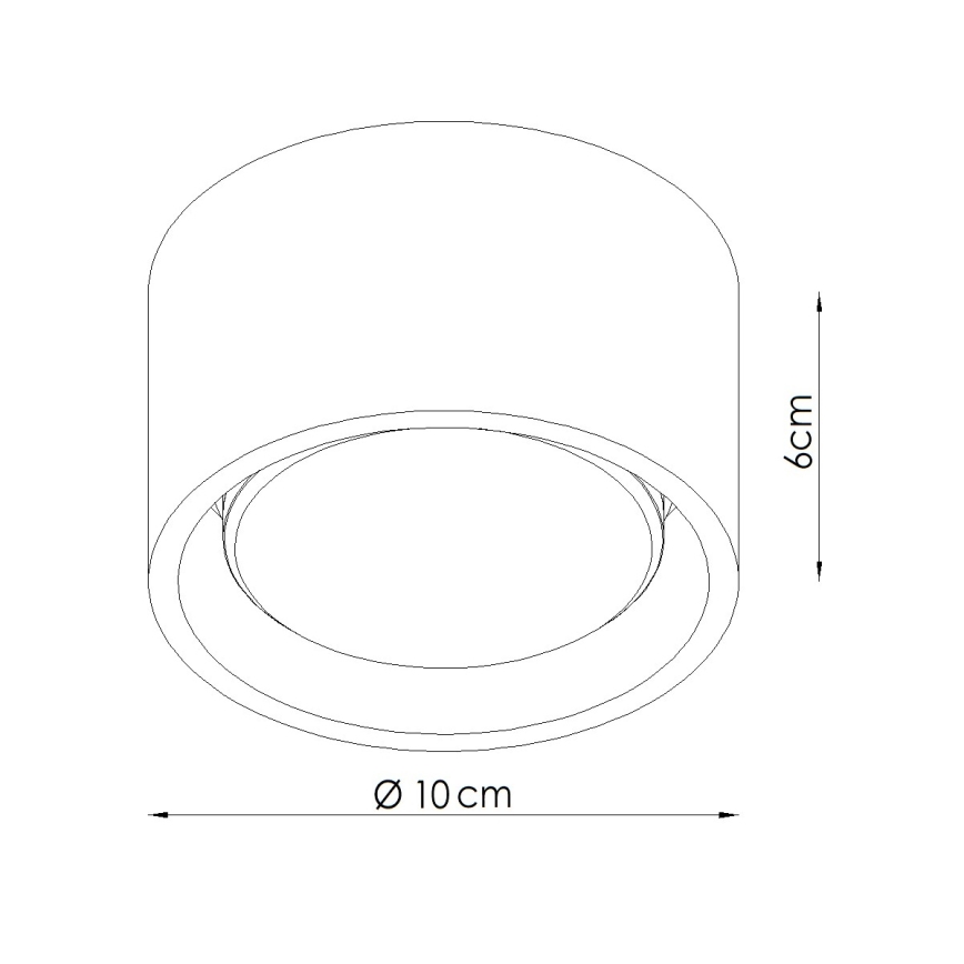 Φωτιστικό σποτ MODO 1xGX53/10W/230V σε κρεμ απόχρωση