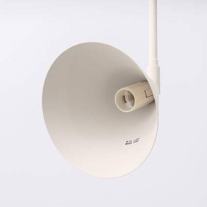 Επιτοίχιο φωτιστικό NOX 1xE14/10W/230V σε κρεμ απόχρωση