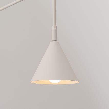 Επιτοίχιο φωτιστικό NOX 1xE14/10W/230V σε κρεμ απόχρωση