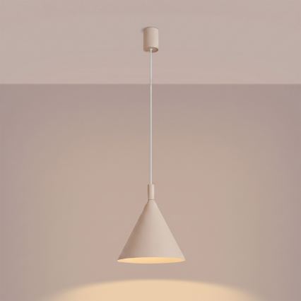 Κρεμαστό φωτιστικό NOX με καλώδιο 1xE27/15W/230V εκρού