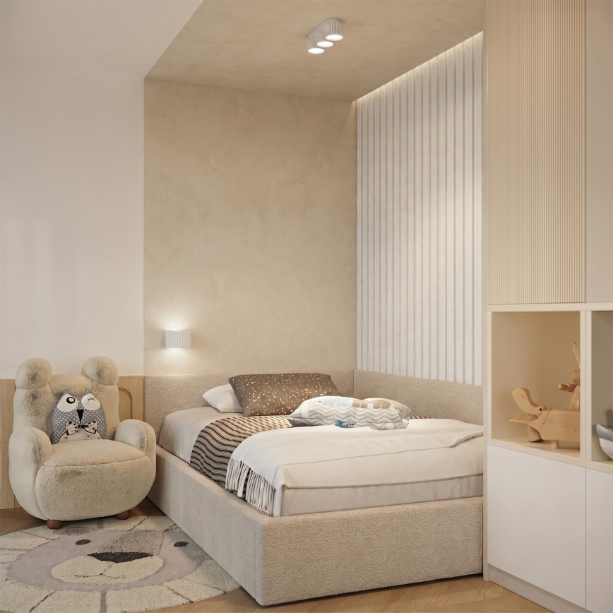 Επιτοίχιο φωτιστικό AURA 1xGX53/10W/230V λευκό
