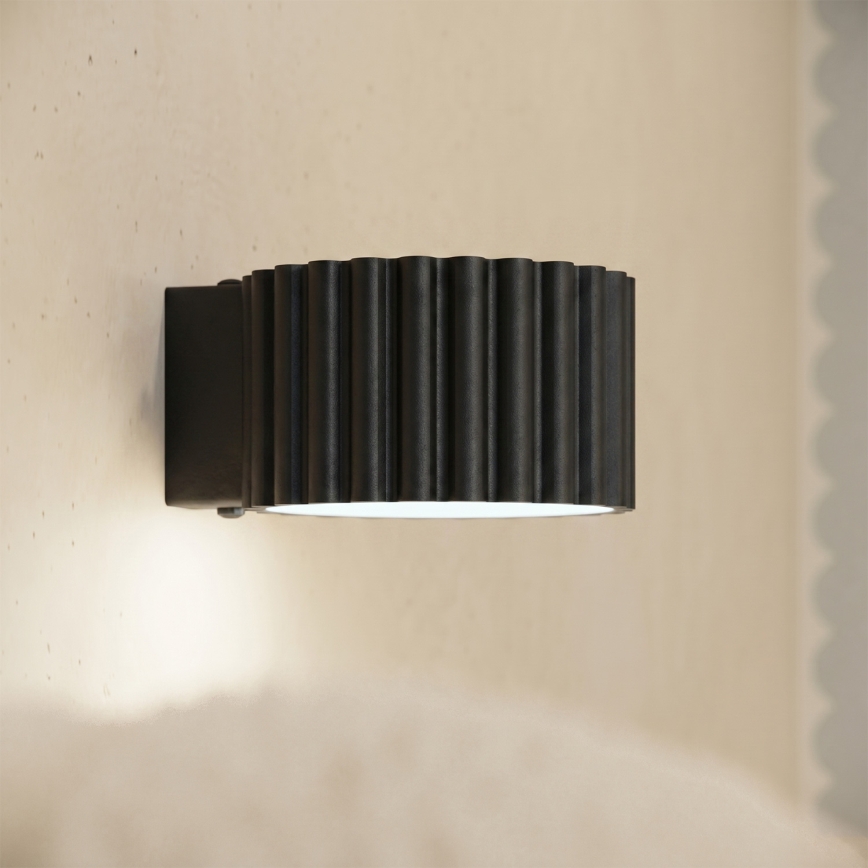 Επιτοίχιο φωτιστικό AURA 1xGX53/10W/230V μαύρο