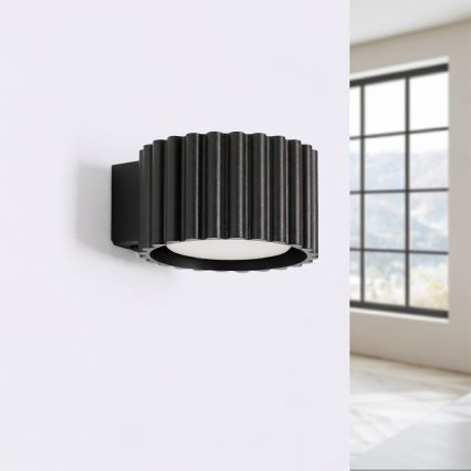 Επιτοίχιο φωτιστικό AURA 1xGX53/10W/230V μαύρο
