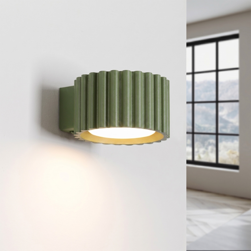 Επιτοίχιο φωτιστικό AURA 1xGX53/10W/230V πράσινο