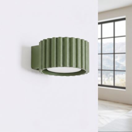 Επιτοίχιο φωτιστικό AURA 1xGX53/10W/230V πράσινο