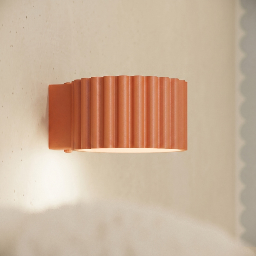 Επιτοίχιο φωτιστικό AURA 1xGX53/10W/230V πορτοκαλί