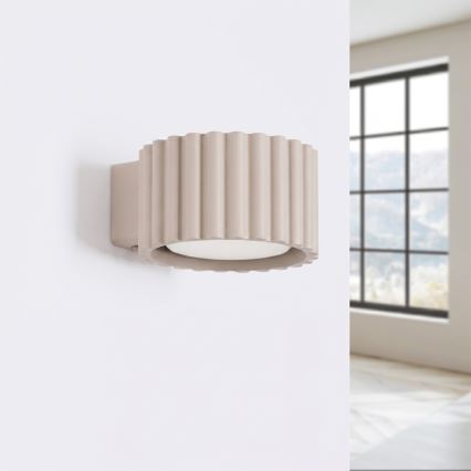 Φωτιστικό τοίχου AURA 1xGX53/10W/230V γκρι-μπεζ