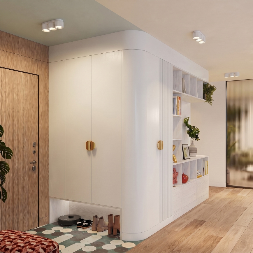 Φωτιστικό σποτ AURA 3xGX53/10W/230V λευκό