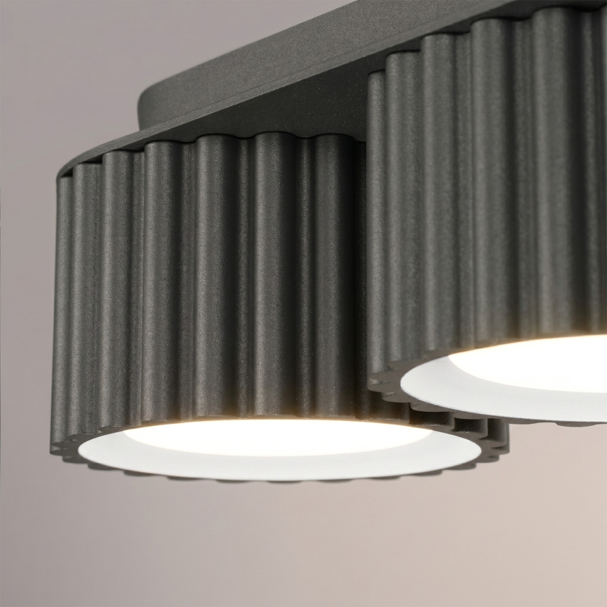 Φωτιστικό σποτ AURA 3xGX53/10W/230V μαύρο