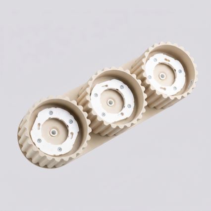 Σποτ φωτιστικό AURA 3xGX53/10W/230V σε κρεμ απόχρωση