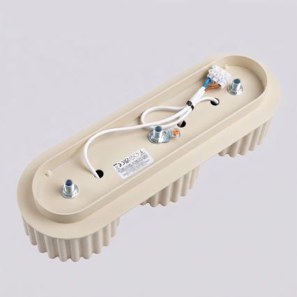 Σποτ φωτιστικό AURA 3xGX53/10W/230V σε κρεμ απόχρωση