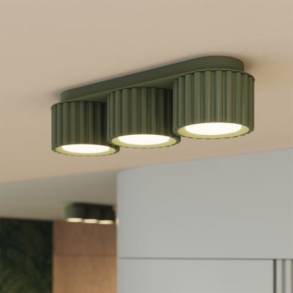 Φωτιστικό σποτ AURA 3xGX53/10W/230V πράσινο