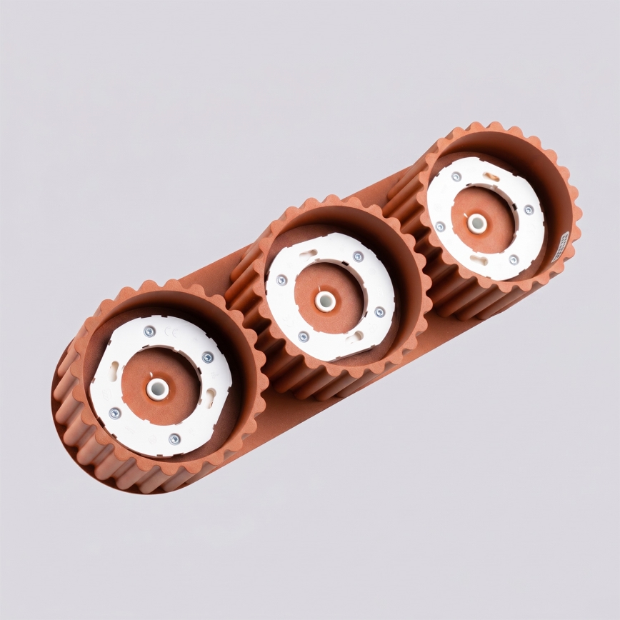 Φωτιστικό σποτ AURA 3xGX53/10W/230V πορτοκαλί