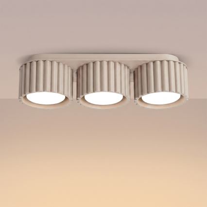 Φωτιστικό σποτ AURA 3xGX53/10W/230V τάουπ