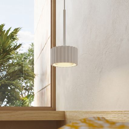 Κρεμαστό φωτιστικό με καλώδιο AURA 1xGX53/10W/230V λευκό