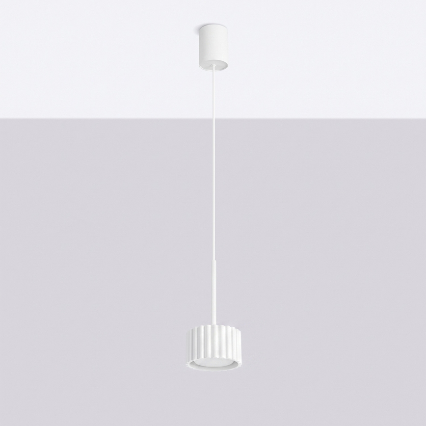 Κρεμαστό φωτιστικό με καλώδιο AURA 1xGX53/10W/230V λευκό