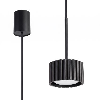 Κρεμαστό φωτιστικό με καλώδιο AURA 1xGX53/10W/230V, μαύρο