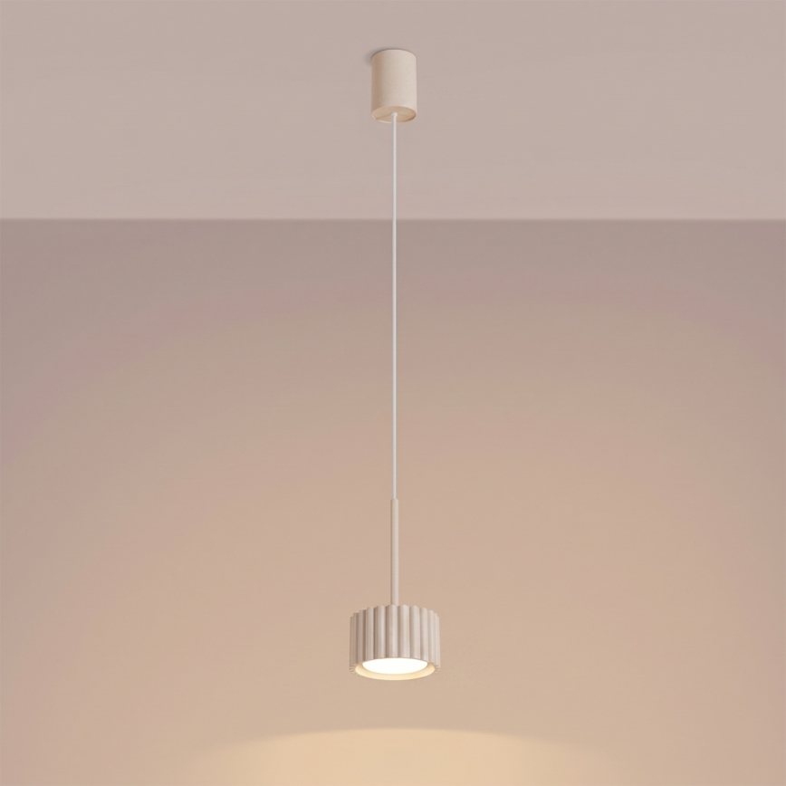 Κρεμαστό φωτιστικό σε καλώδιο AURA 1xGX53/10W/230V εκρού
