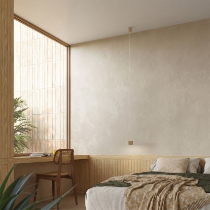 Κρεμαστό φωτιστικό σε καλώδιο AURA 1xGX53/10W/230V εκρού