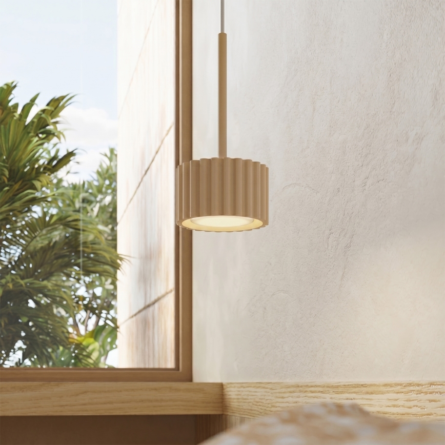 Κρεμαστό φωτιστικό σε καλώδιο AURA 1xGX53/10W/230V εκρού