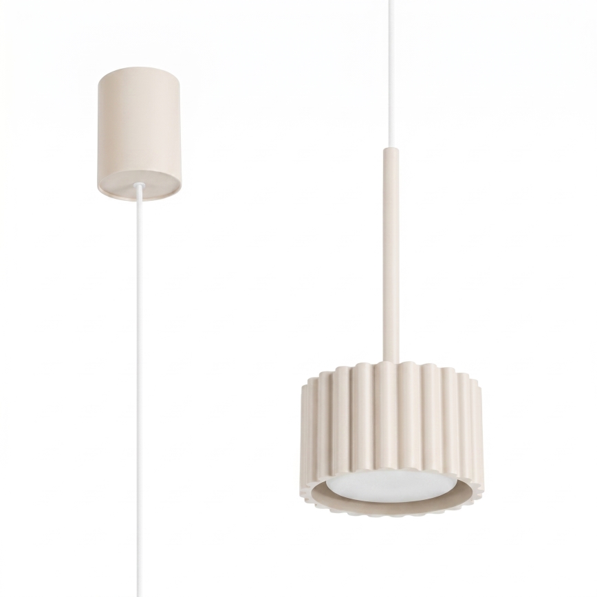 Κρεμαστό φωτιστικό σε καλώδιο AURA 1xGX53/10W/230V εκρού
