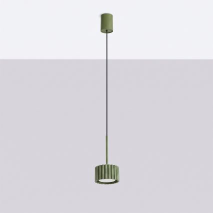 Κρεμαστό φωτιστικό με καλώδιο AURA 1xGX53/10W/230V πράσινο