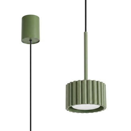 Κρεμαστό φωτιστικό με καλώδιο AURA 1xGX53/10W/230V πράσινο