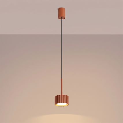 Κρεμαστό φωτιστικό με καλώδιο AURA 1xGX53/10W/230V κόκκινο