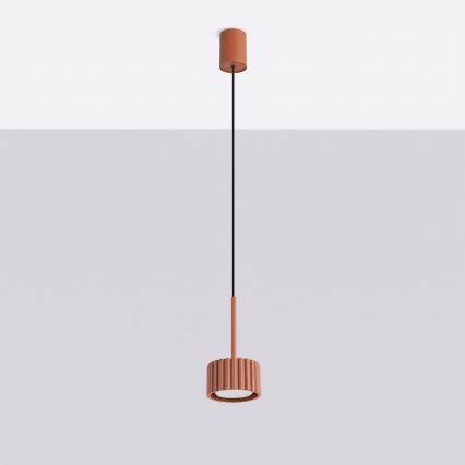 Κρεμαστό φωτιστικό με καλώδιο AURA 1xGX53/10W/230V κόκκινο