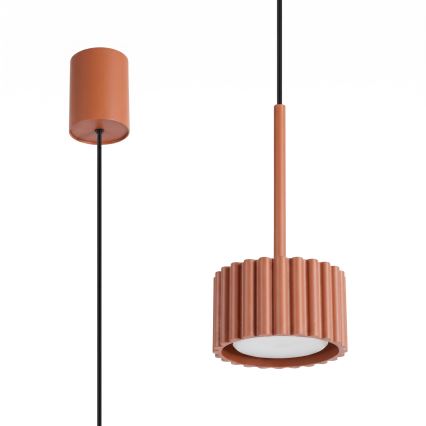 Κρεμαστό φωτιστικό με καλώδιο AURA 1xGX53/10W/230V κόκκινο