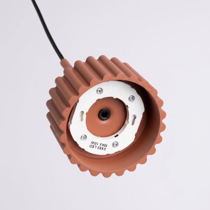 Κρεμαστό φωτιστικό με καλώδιο AURA 1xGX53/10W/230V κόκκινο