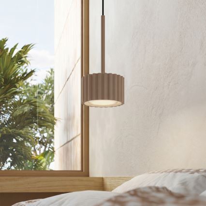 Κρεμαστό φωτιστικό με καλώδιο AURA 1xGX53/10W/230V ταούπ