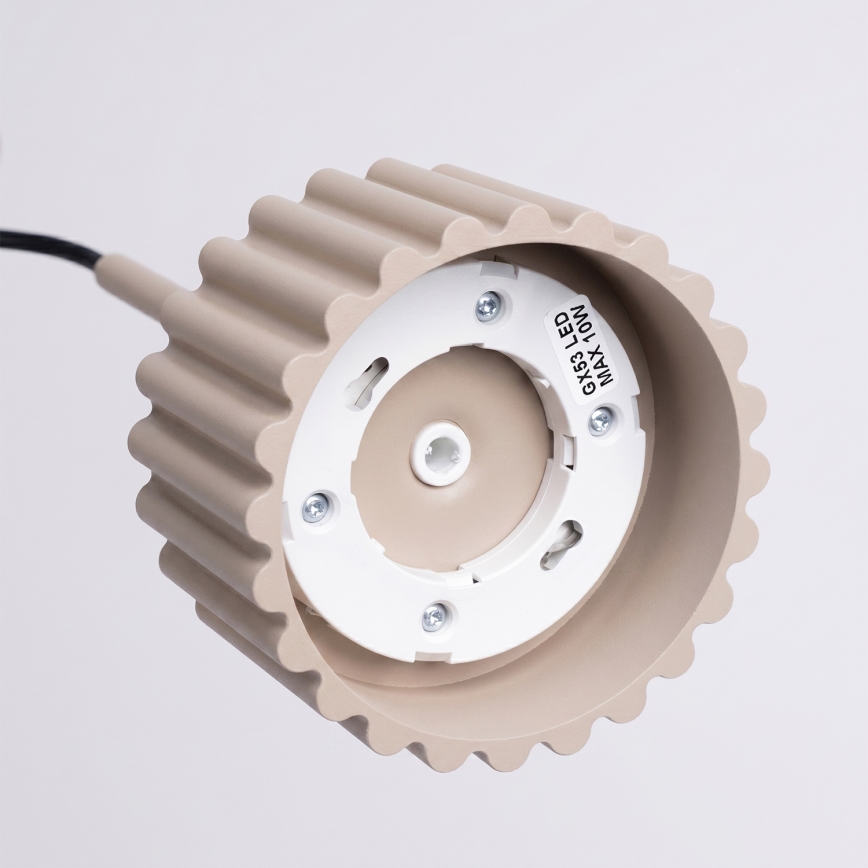 Κρεμαστό φωτιστικό με καλώδιο AURA 1xGX53/10W/230V ταούπ