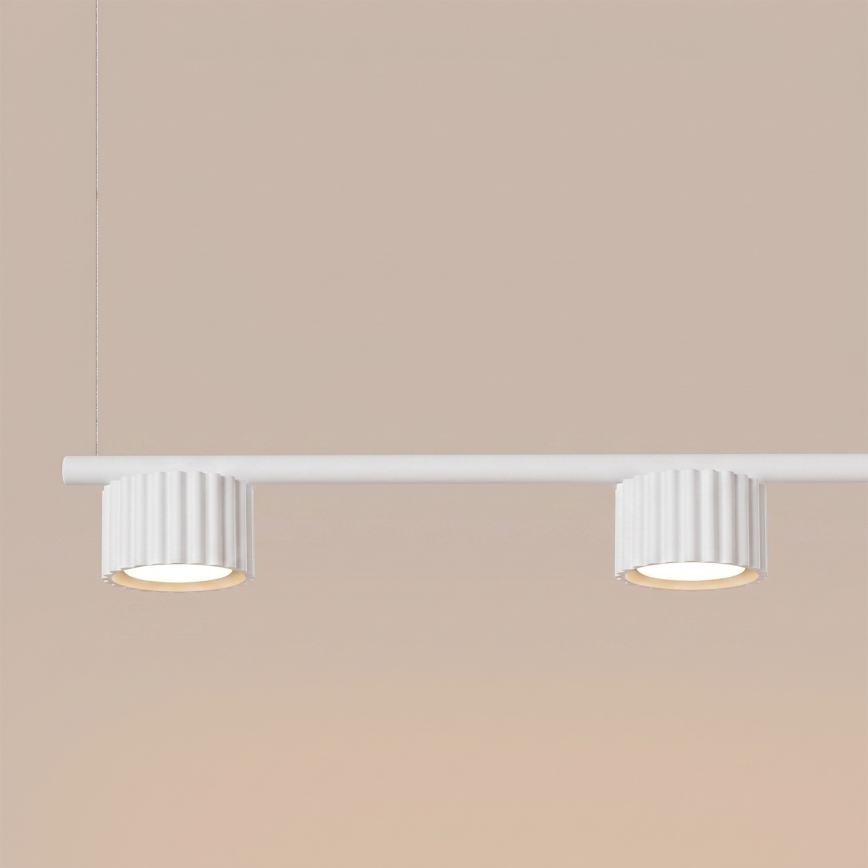 Κρεμαστό φωτιστικό AURA σε καλώδιο, 4xGX53/10W/230V, λευκό