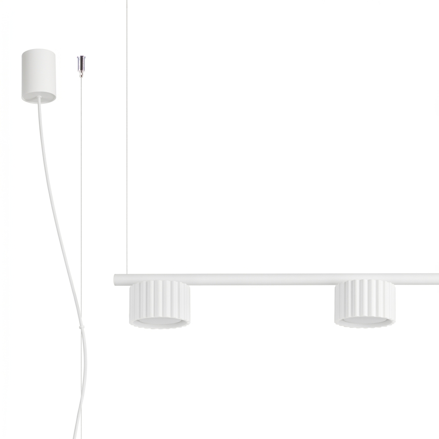 Κρεμαστό φωτιστικό AURA σε καλώδιο, 4xGX53/10W/230V, λευκό