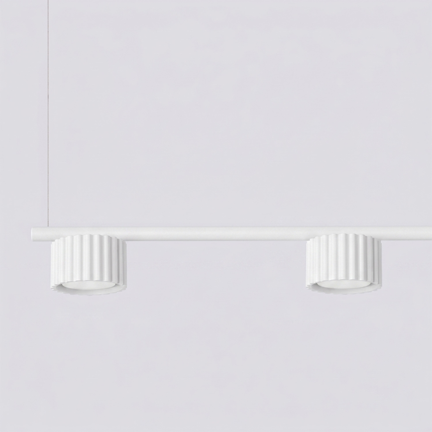 Κρεμαστό φωτιστικό AURA σε καλώδιο, 4xGX53/10W/230V, λευκό